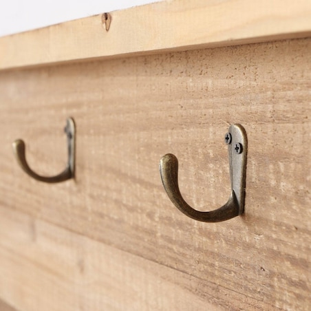 Konsola kominkowa FERDINAND, drewniana, 95 x 110 cm