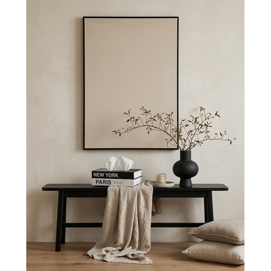 Pojemnik pudełko na chusteczki SHP BOOKER biały / czarny