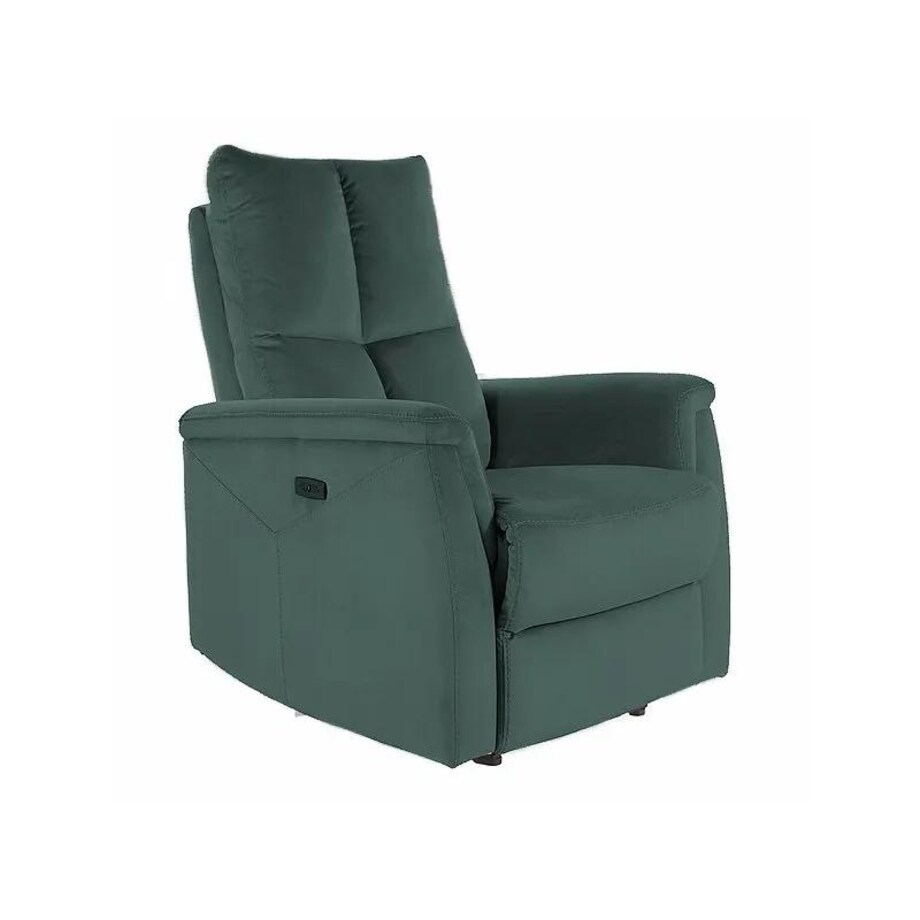 Fotel rozkładany NEPTUN VELVET zielony