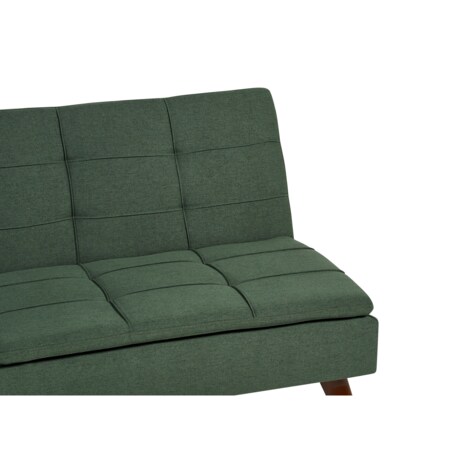 Sofa rozkładana zielona RONNE