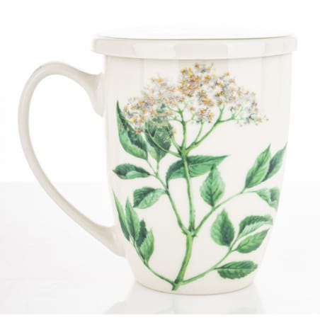 Kubek z zaparzaczem 350 ml w pudełku 11x12x9 cm HERBES lipa