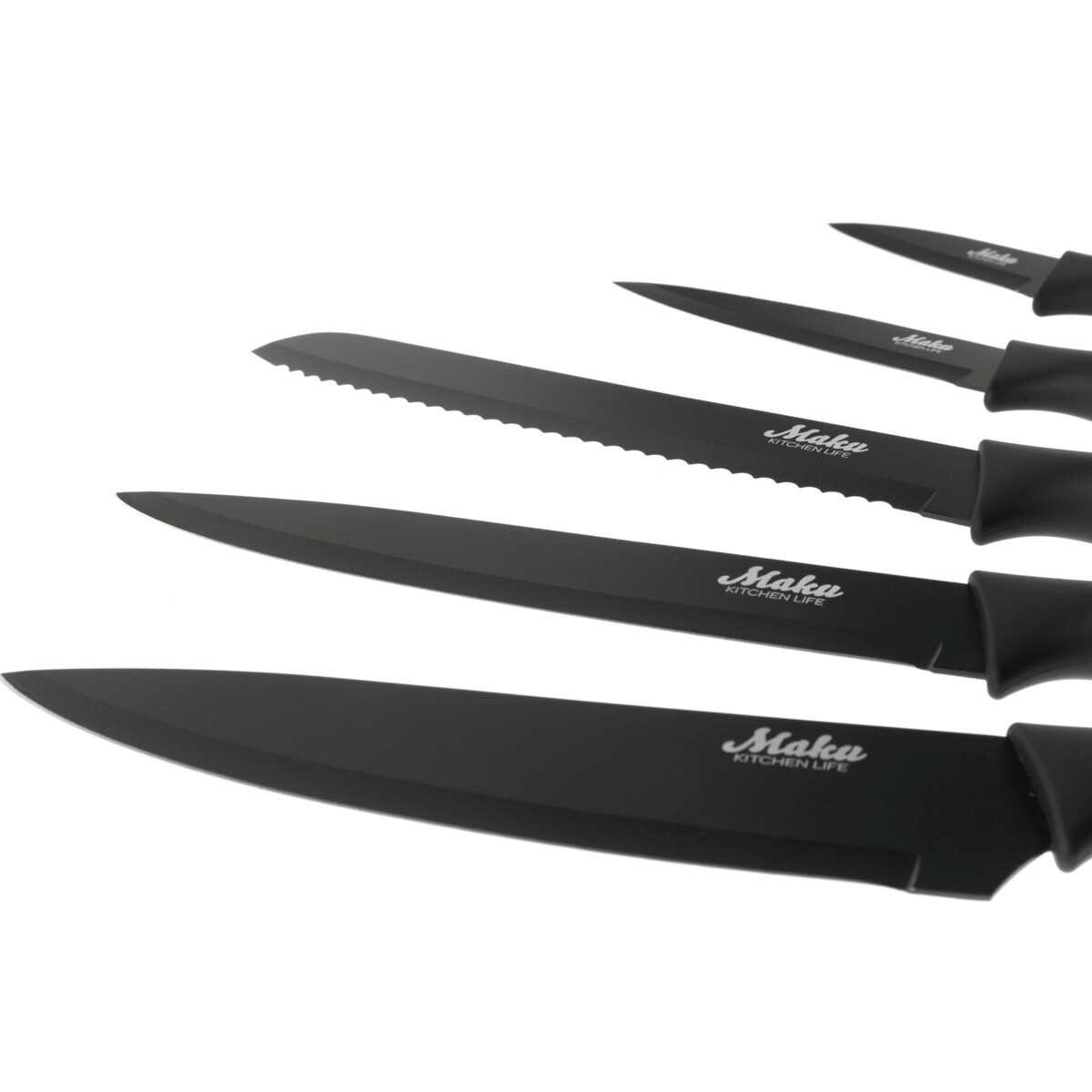 Noże ze stali nierdzewnej, zestaw 5 szt.