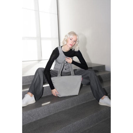 Torba SHOPPER M, herringbone grey