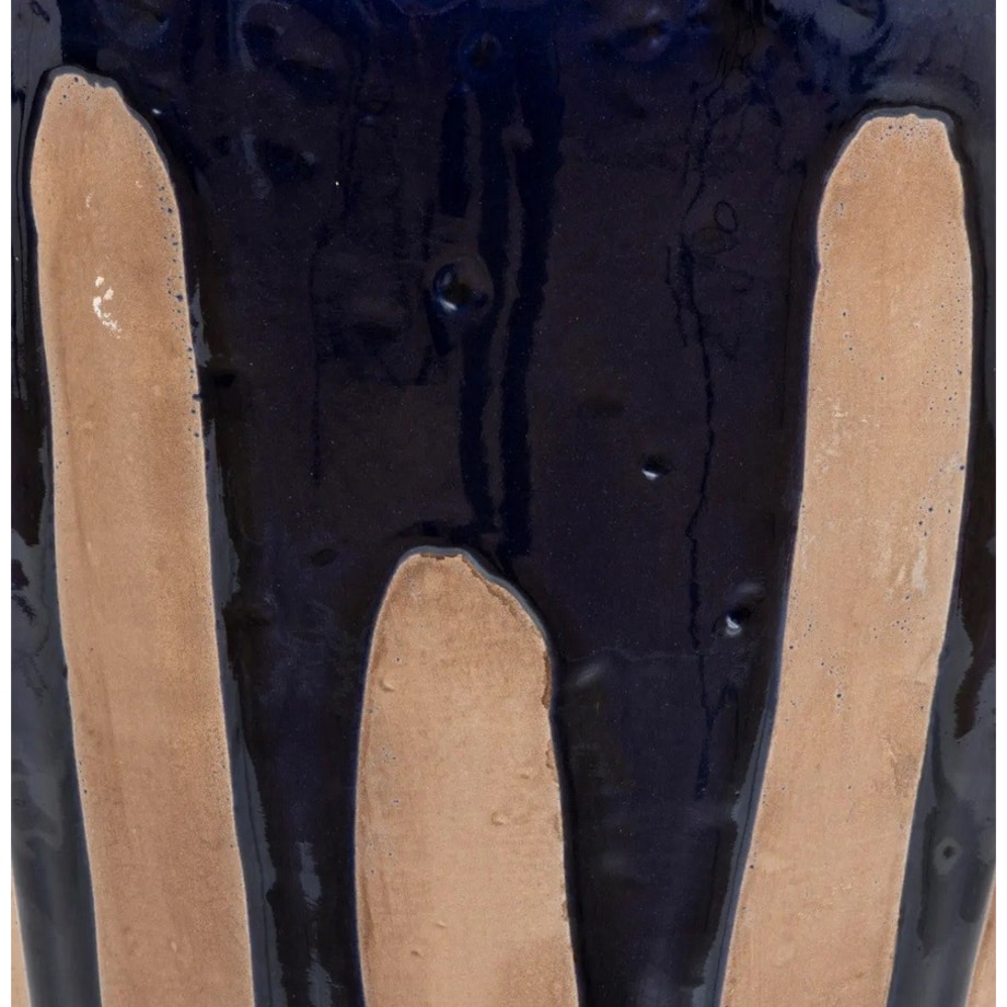 Wazon terracotta granatowy TERRA 42 cm