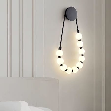 Kinkiet App1661-W Czarny, Metal