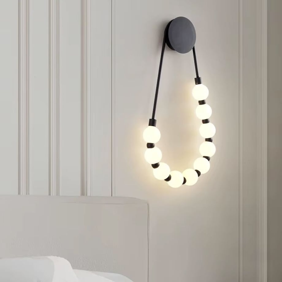 Kinkiet App1661-W Czarny, Metal