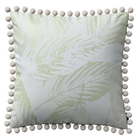 Poszewka Wera na poduszkę 45x45 zielone liście