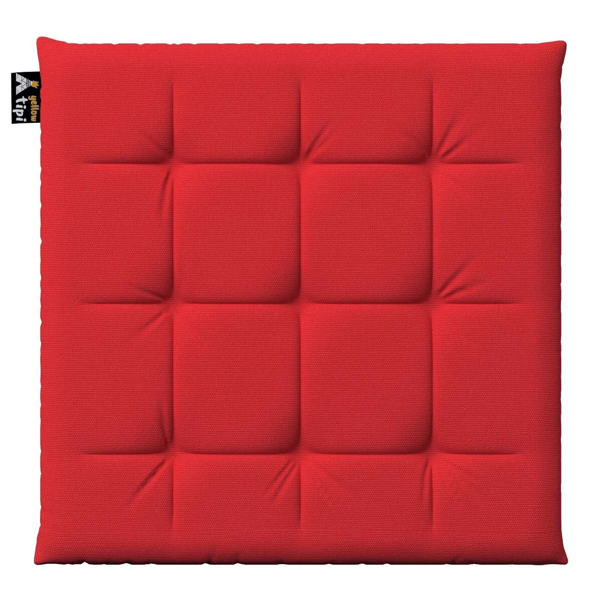 Siedzisko Eddie, czerwony, 40 x 40 x 3,5 cm, Happiness