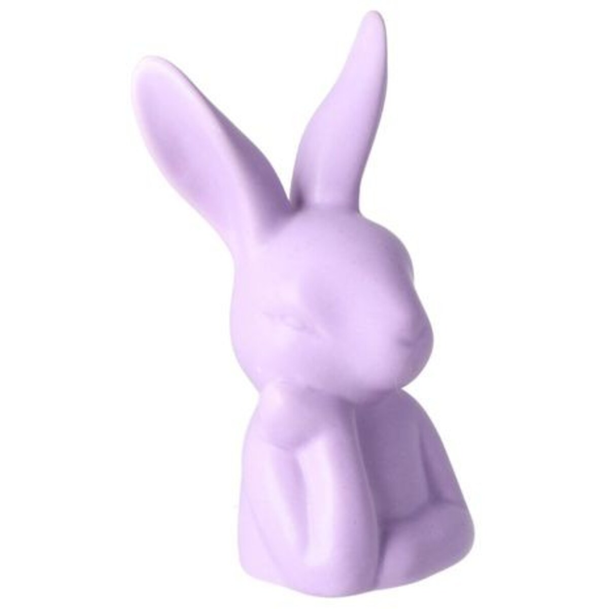 Figurka -zamyślony królik 27x15x13 cm PENSEMA fioletowy