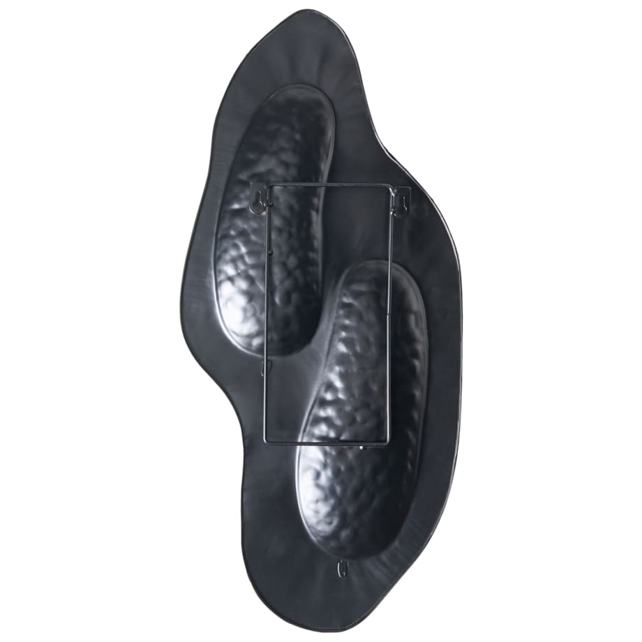 Świecznik PENICHE Metal 60 cm Srebrny