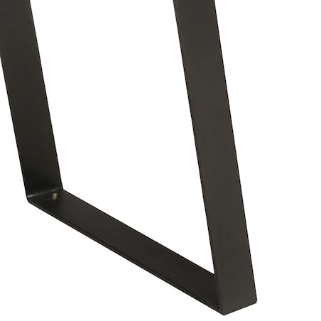 vidaXL Stolik typu konsola, 100x35x76 cm, akacja z naturalną krawędzią