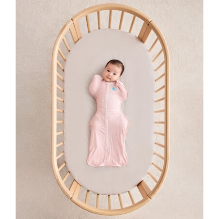 Otulacz Swaddle UP - rozmiar XS - pudrowy róż - ETAP 1 - TOG 0.2