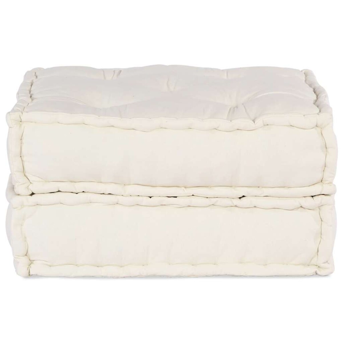 vidaXL Modułowa sofa kremowa 70x70x36 Tkanina