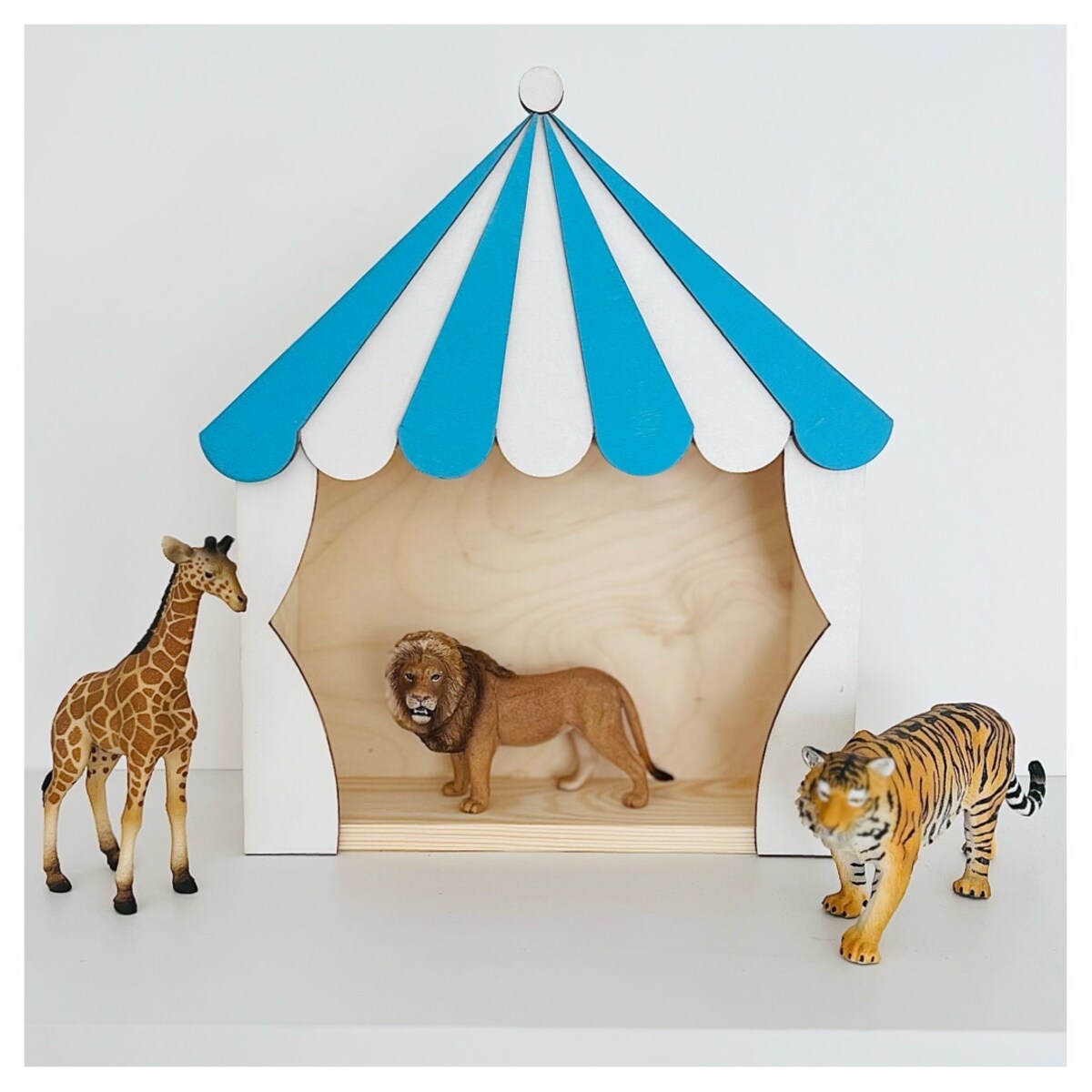 Cyrkowa półka KUBUKU niebieska