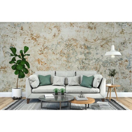 Fototapeta Stary Bezowy Szary Vintage Do Sypialni Salonu 294X260