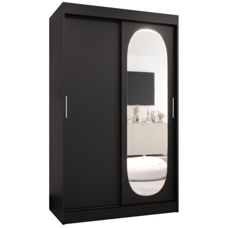 Szafa przesuwna ROYAL 120 czarny