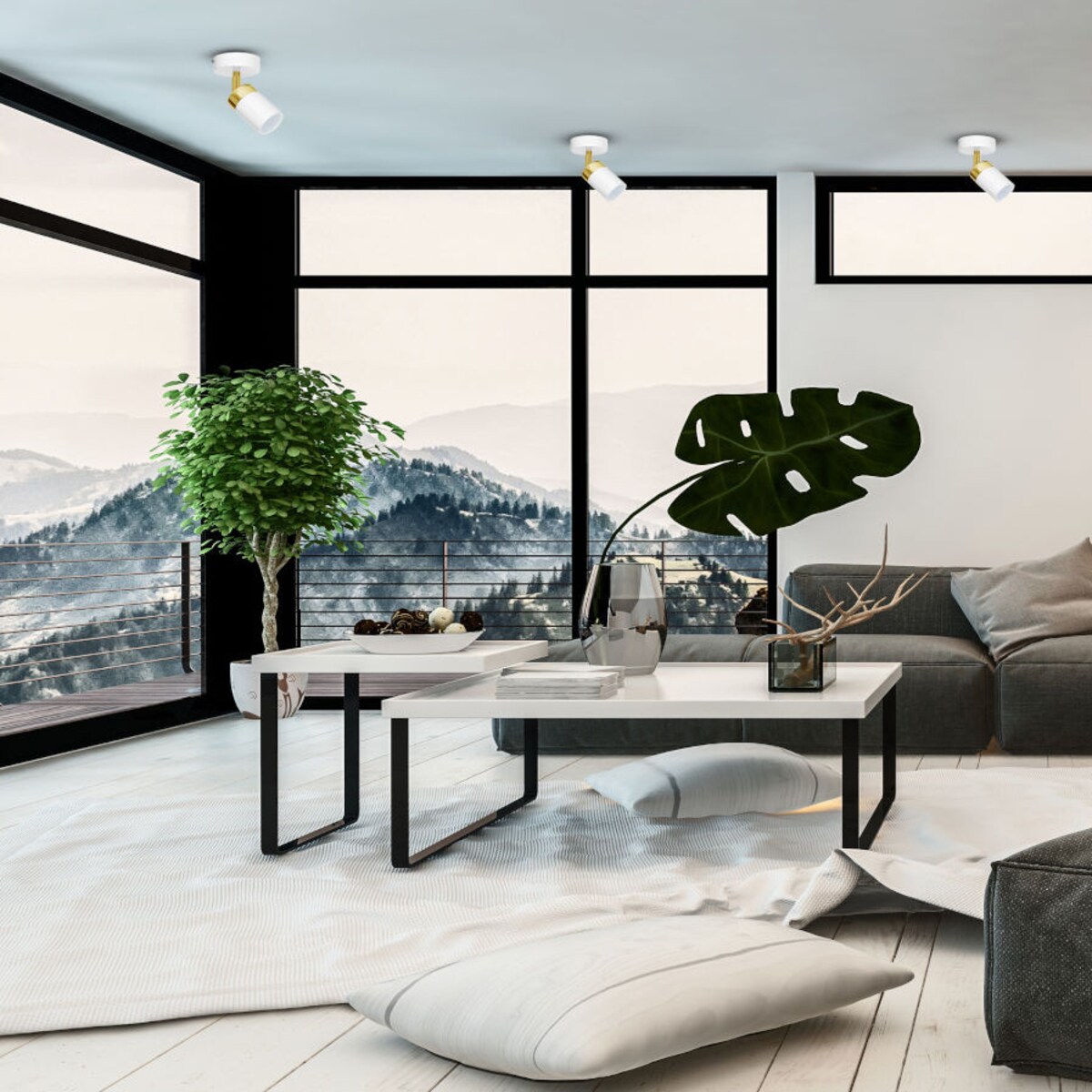 Kinkiet LAMPA ścienna JOKER MLP6128 Milagro regulowana OPRAWA metalowy reflektorek biały złoty