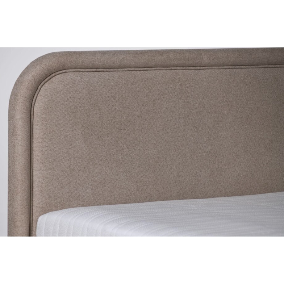 Łóżko Minima (200x200) w tkaninie Brooklyn Camel