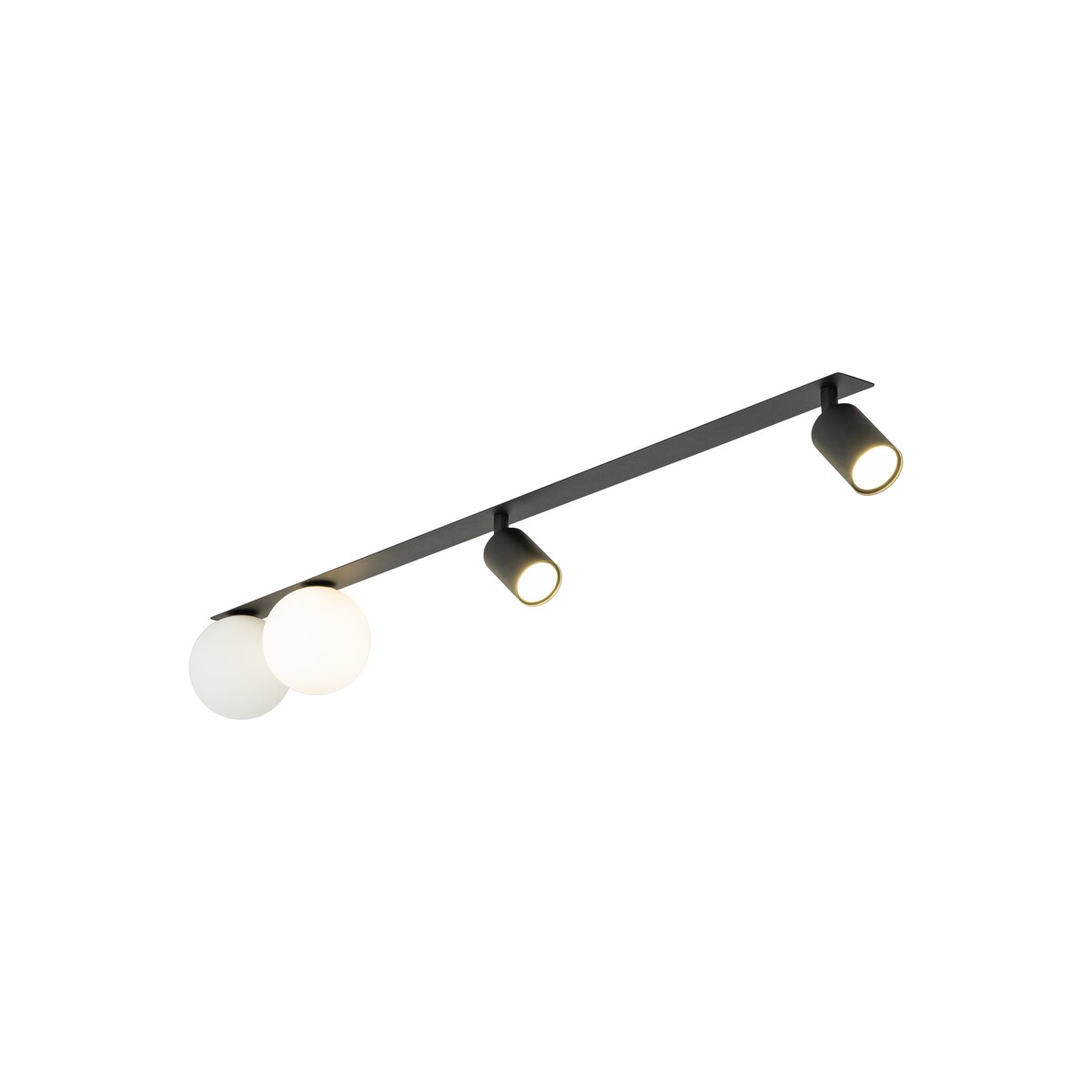 Lampa Sufitowa Podtynkowa VOX Czarno-Biała, 4 Ruchome Reflektory, 10929 TK Lighting