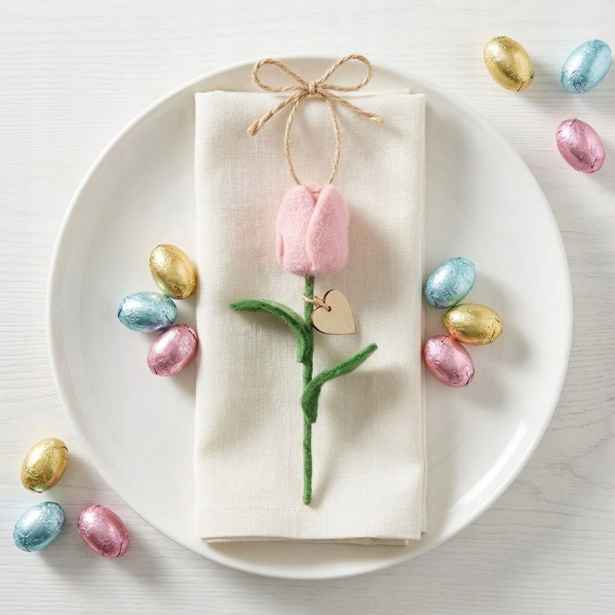 ZAWIESZKA WIELKANOCNA TULIPAN KWIAT NA WIELKANOC PREZENT TULIPANY KWIATY