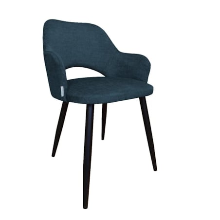 Krzesło tapicerowane NAPO VOGUE granatowe