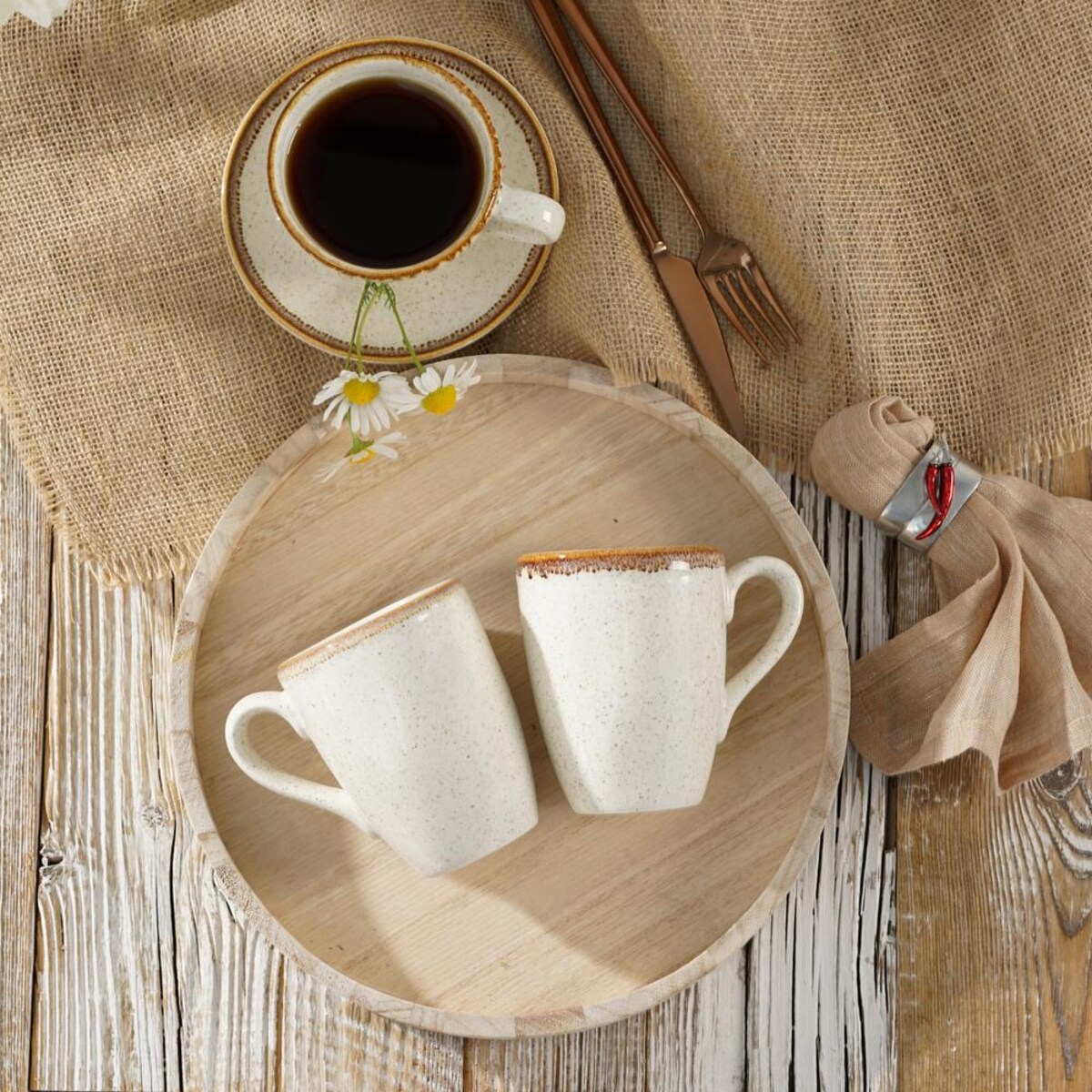 VILLA ITALIA Kubek ceramiczny 360 ml RUSTICO