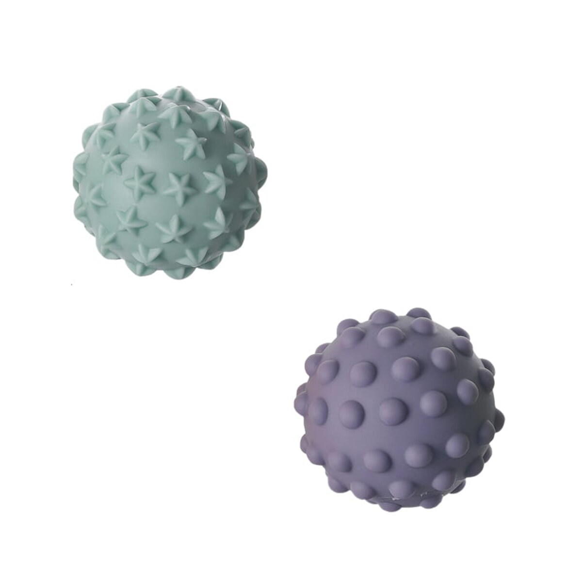 Kula sensoryczna z piłeczkami - miękkie klocki