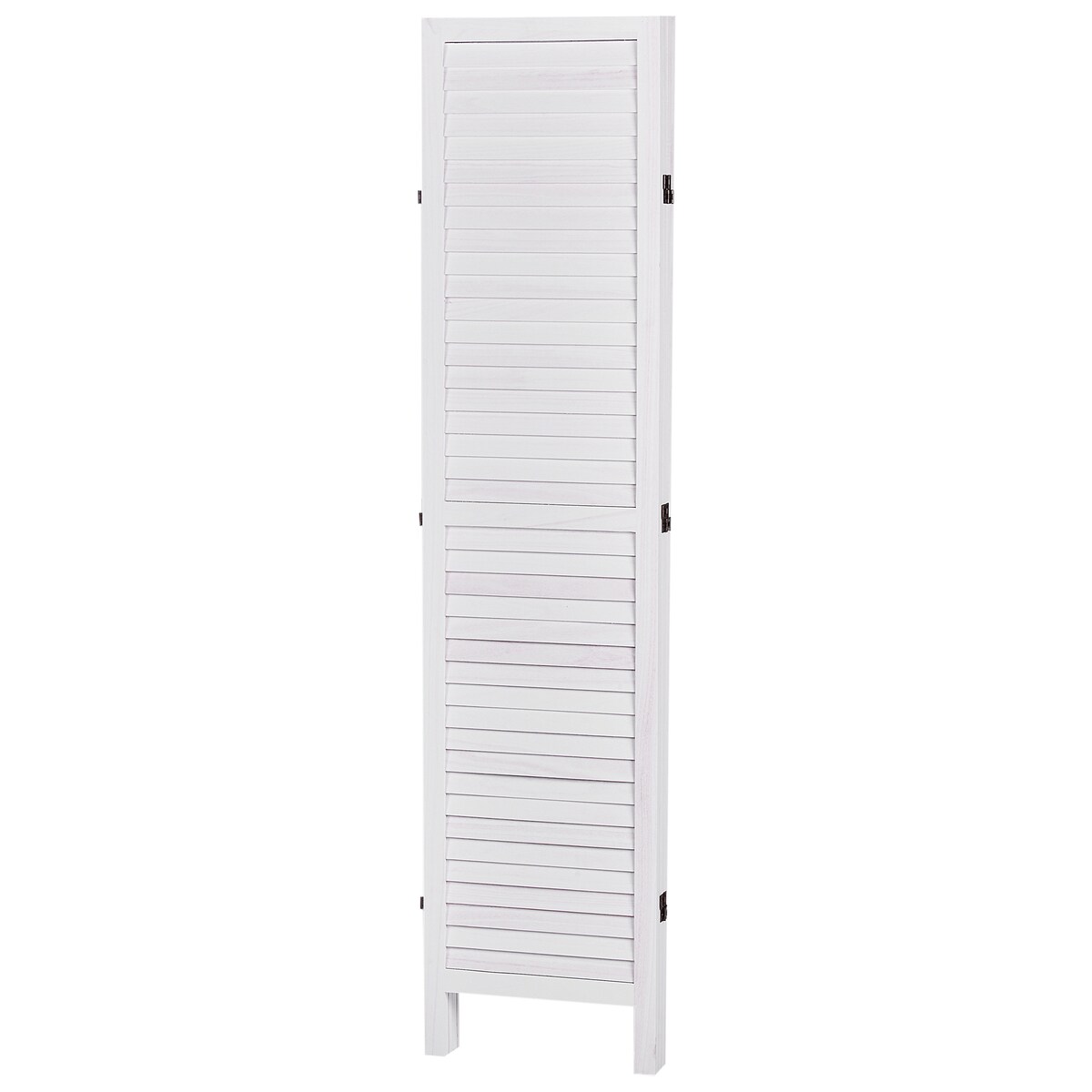4-panelowy parawan pokojowy AVENES Złamana biel 163 cm 170 cm