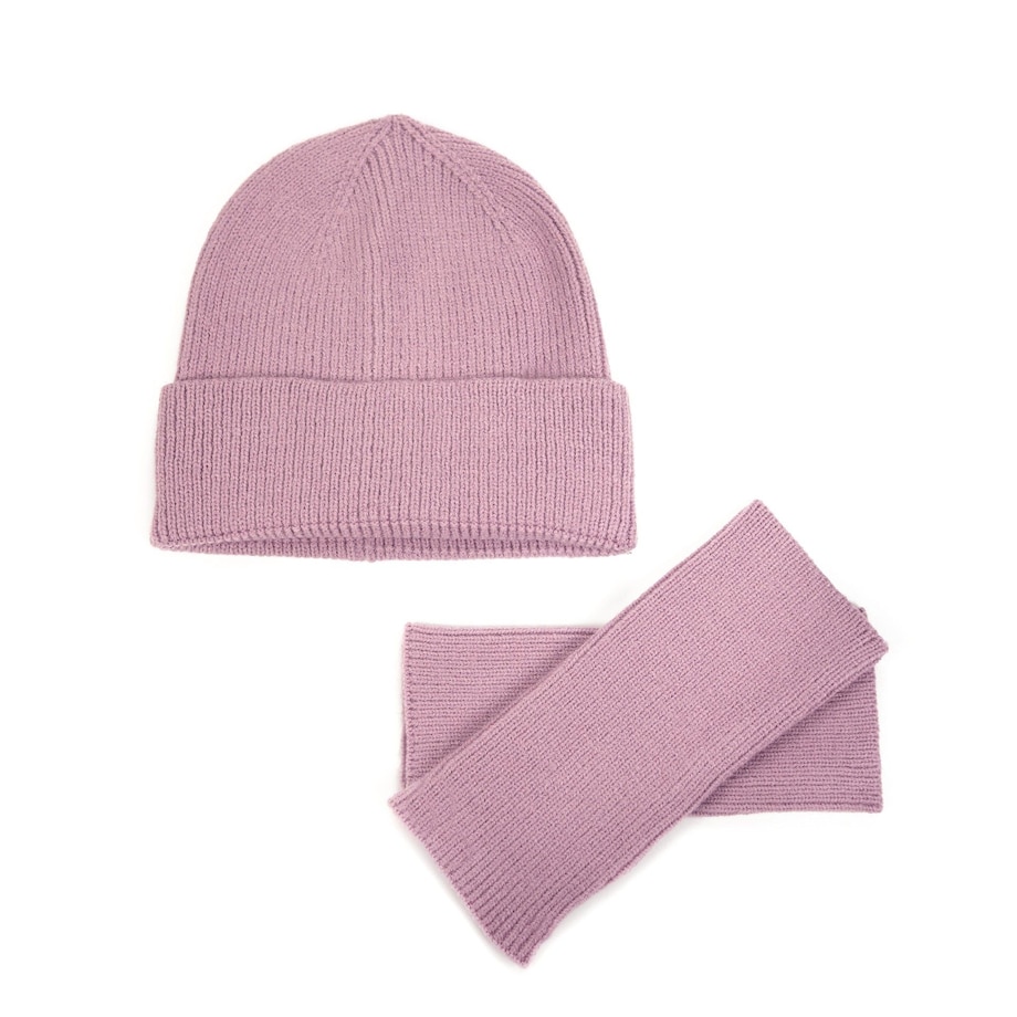 Komplet Total minimalism Lawendowy Lawendowy, Uniwersalny