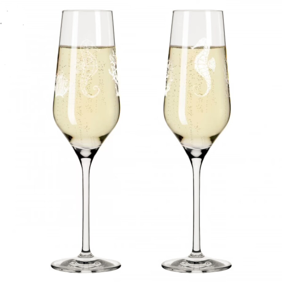 Zestaw 2 kieliszków do szampana Oceanside, Romi Bohnenberg