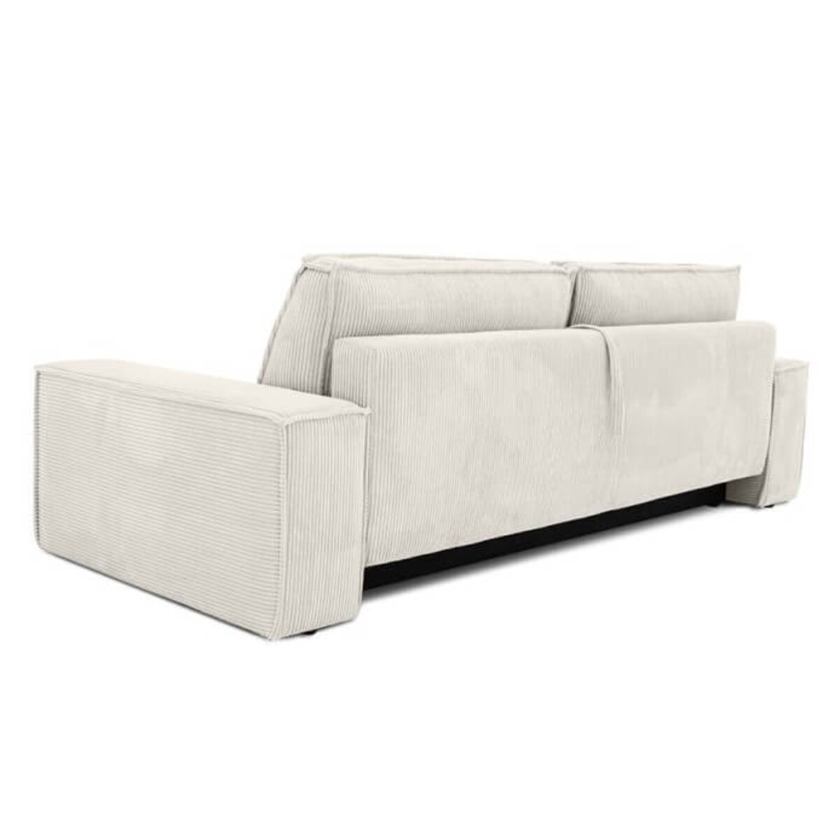 Sofa do salonu rozkładana Pllow KH1501100207 sztruks wygoda jasny beżowy, King Home