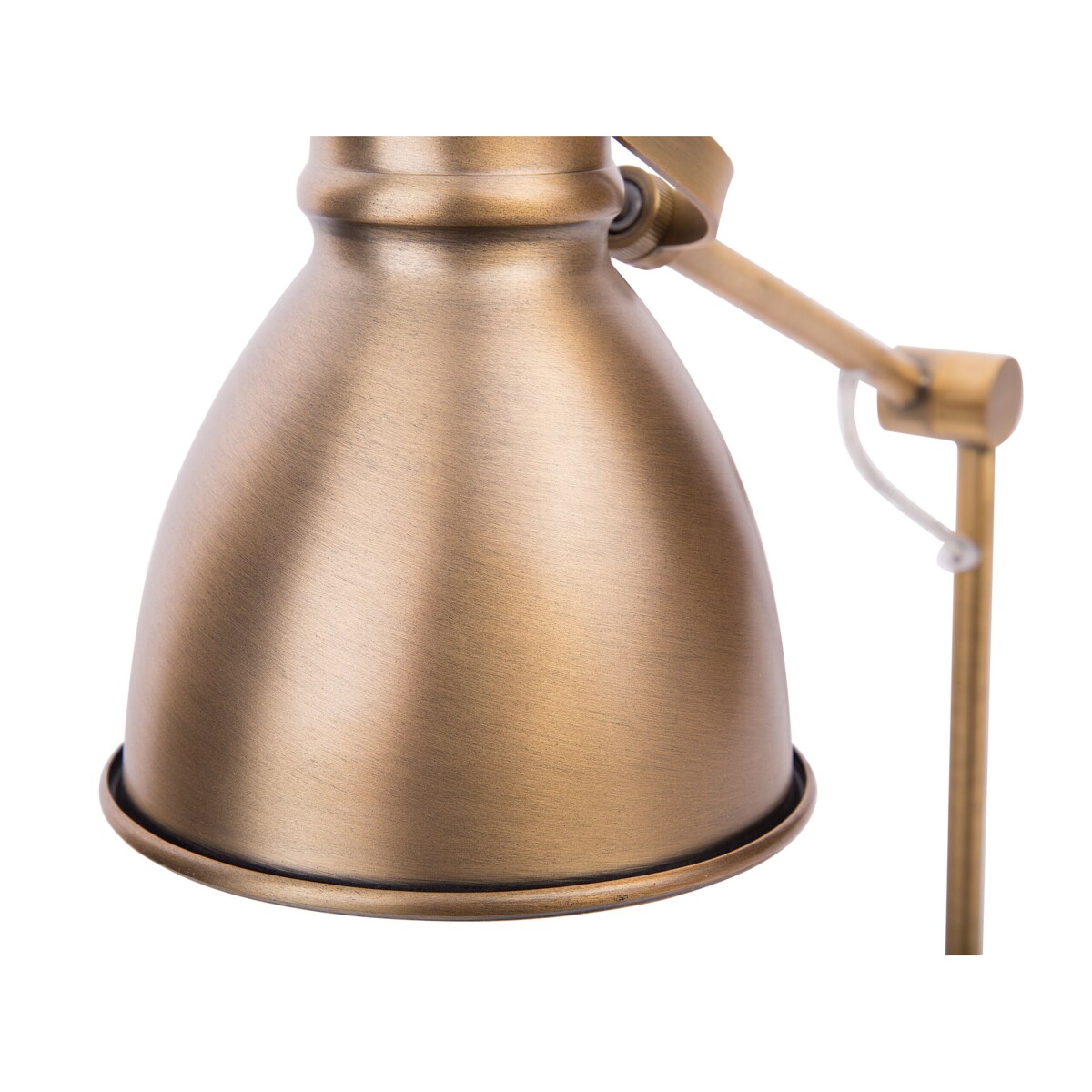Lampa biurkowa regulowana metalowa mosiężna MONSAN