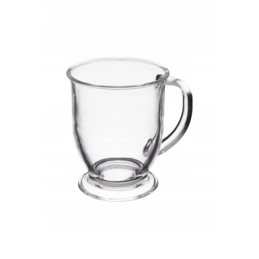 SZKLANKA KUBEK na latte kawę herbatę napoje duży 450 ml na stopce wysoka 6x