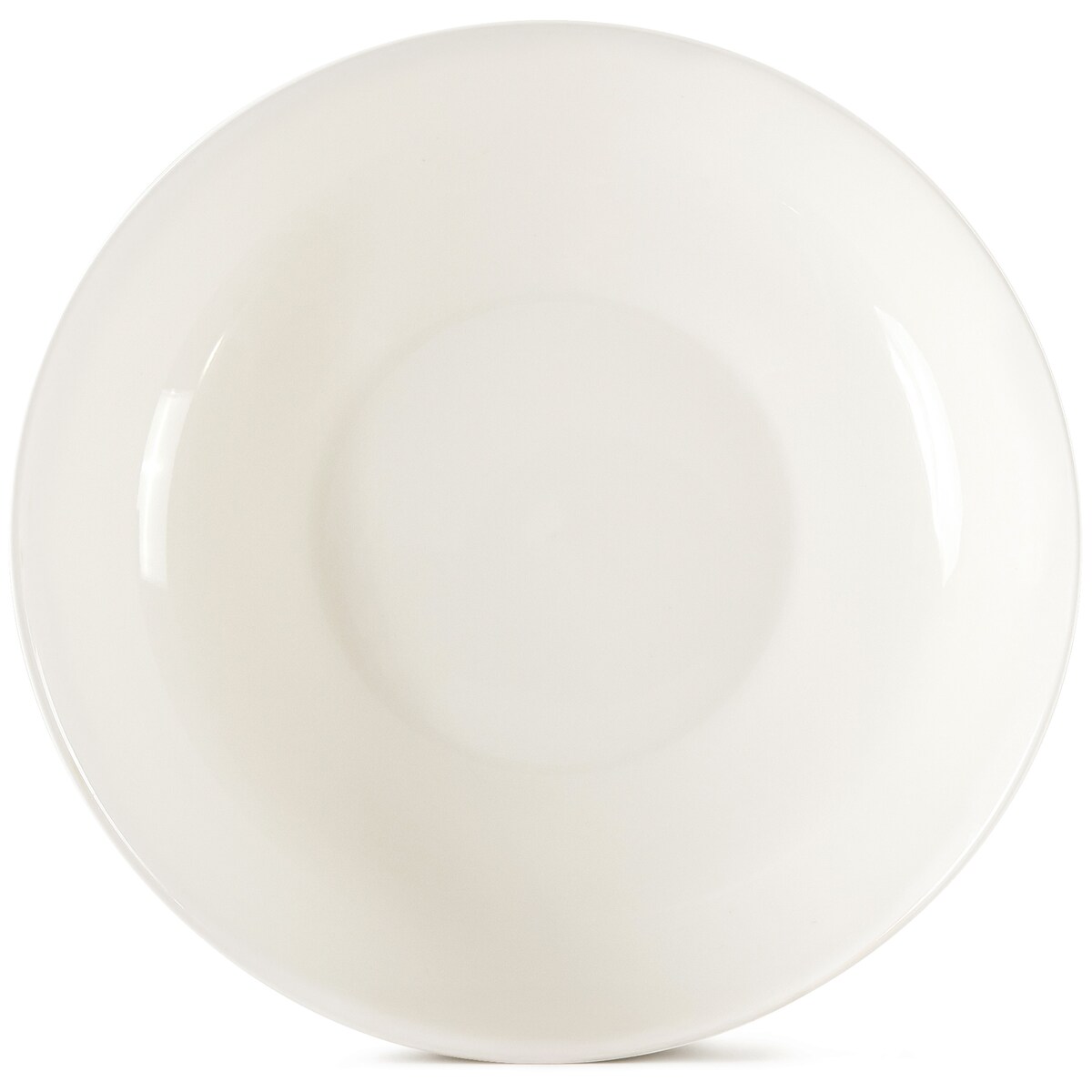 KONSIMO AD BELLA, Talerz głęboki 6 szt., kolor ecru