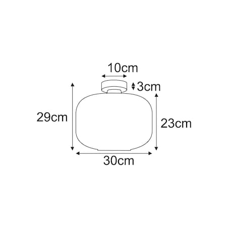 Lampa sufitowa K-5643 z serii SPARTA