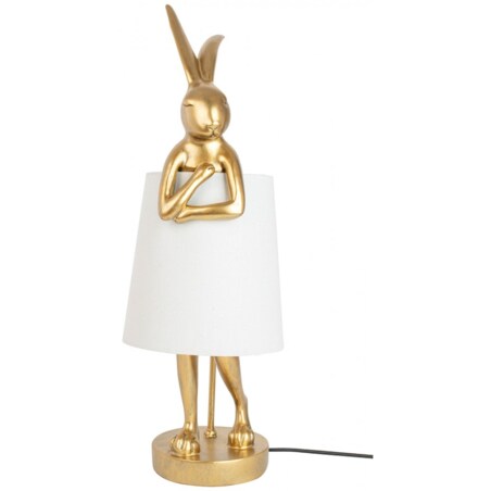 Biurkowa lampka stołowa Rabbit Kare 61598 złota biała