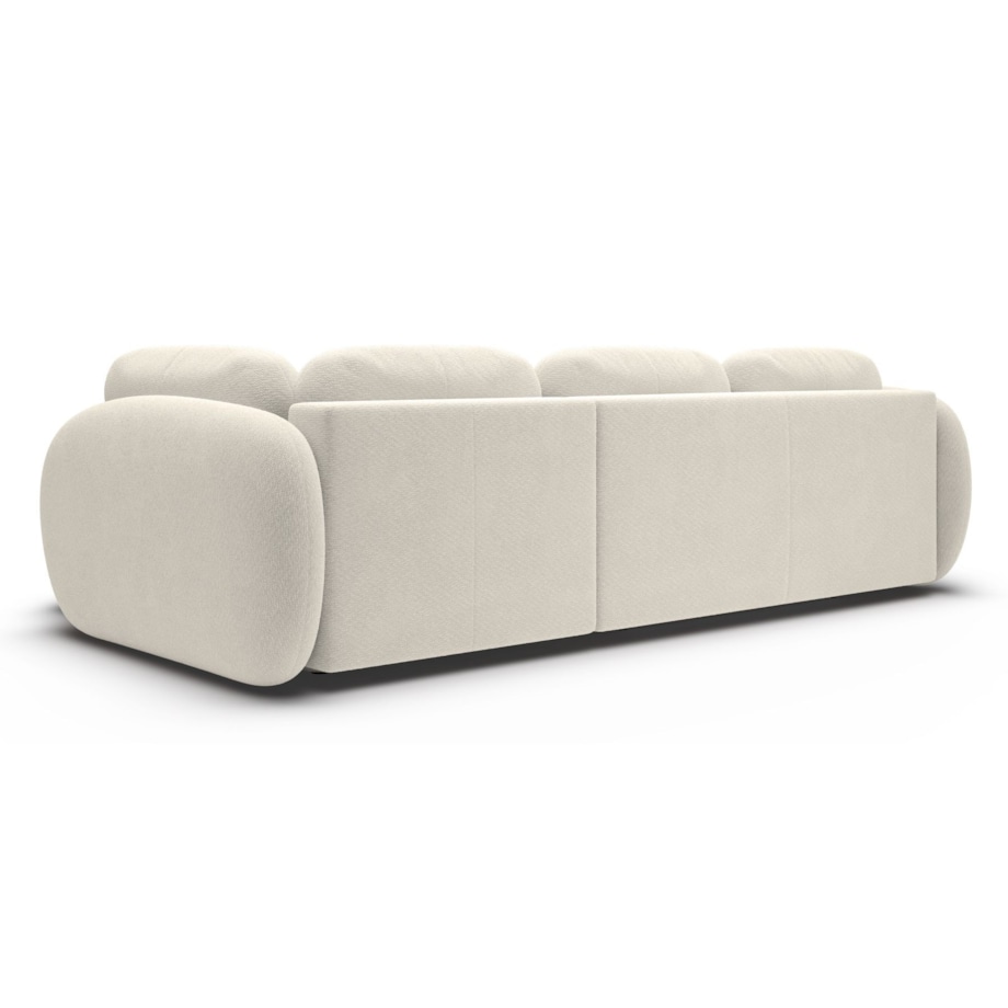 Nowoczesny Narożnik rozkładany OLIVIO II, prawy, śmietankowy