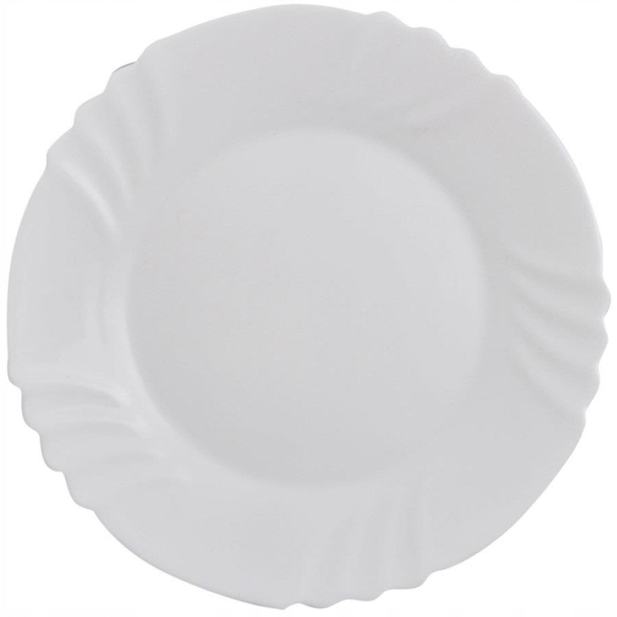 TALERZE DESEROWE EBRO bormioli 20 cm BIAŁE na ciasto desery święta 6szt