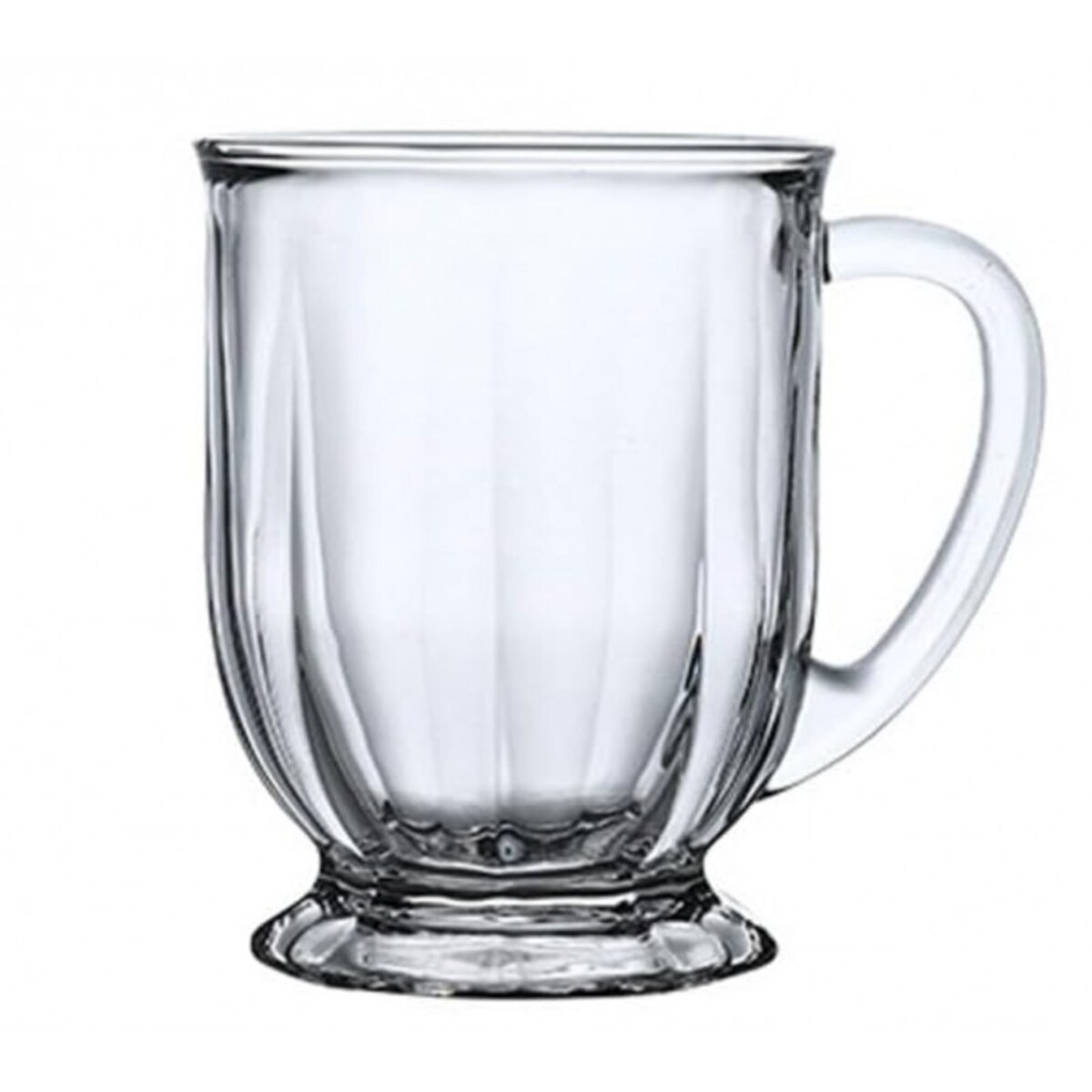 Filiżanka szklanka ryflowana duża 500 ml 1szt SZK159