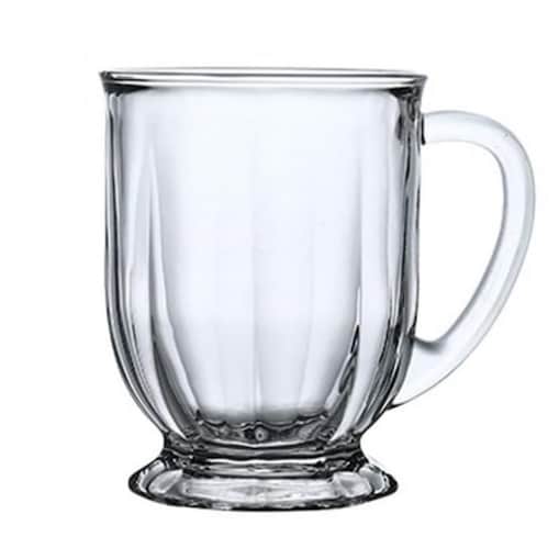 Filiżanka szklanka ryflowana duża 500 ml 1szt SZK159