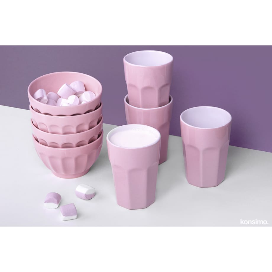 Konsimo ARALES Miska, różowy