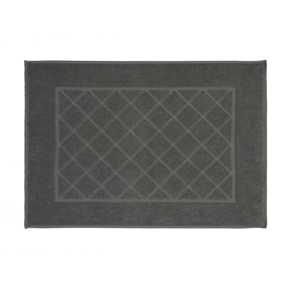 Kleine Wolke Bridge Ekologiczny Dywanik Frotte ciemny szary 50x 70 cm ECO LIVING