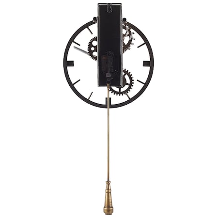 Zegar ścienny MARCOTE 30 cm Metal Złoty