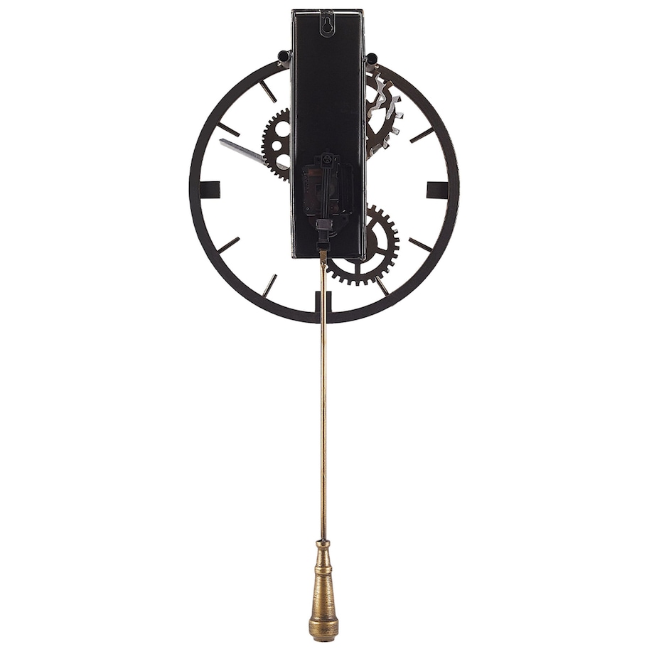 Zegar ścienny MARCOTE 30 cm Metal Złoty