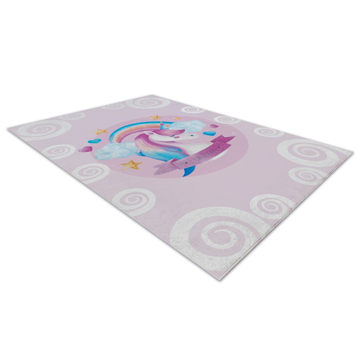 Dywan do prania BAMBINO 2533 Jednorożec, 80x150 cm