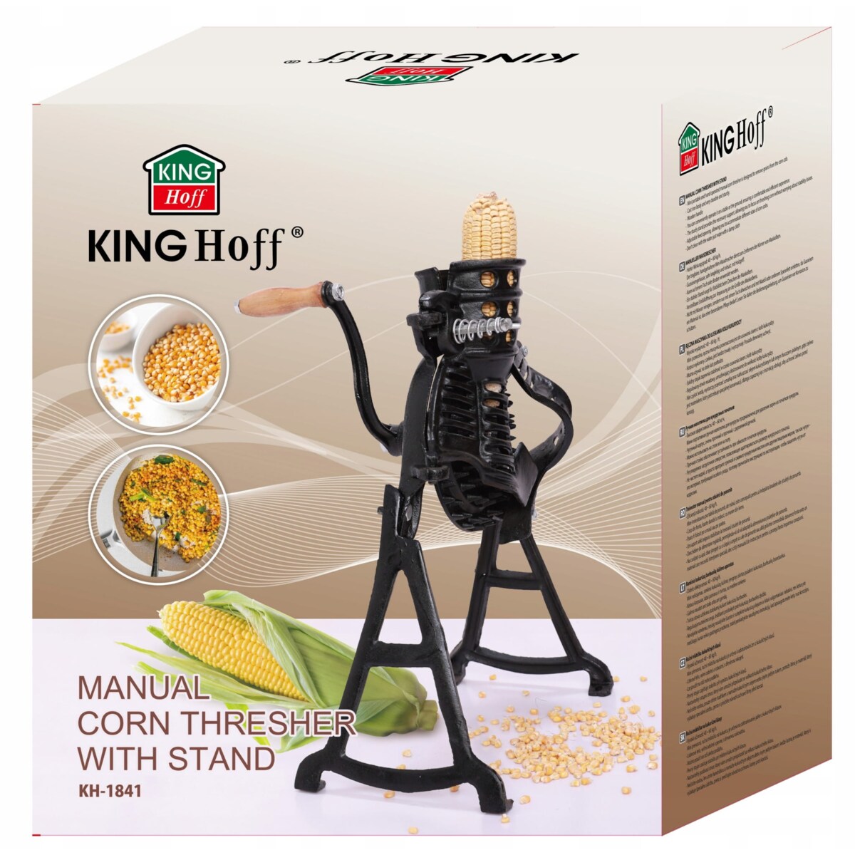 Łuszczarka Maszynka do łuskania kukurydzy żeliwna KINGHOFF
