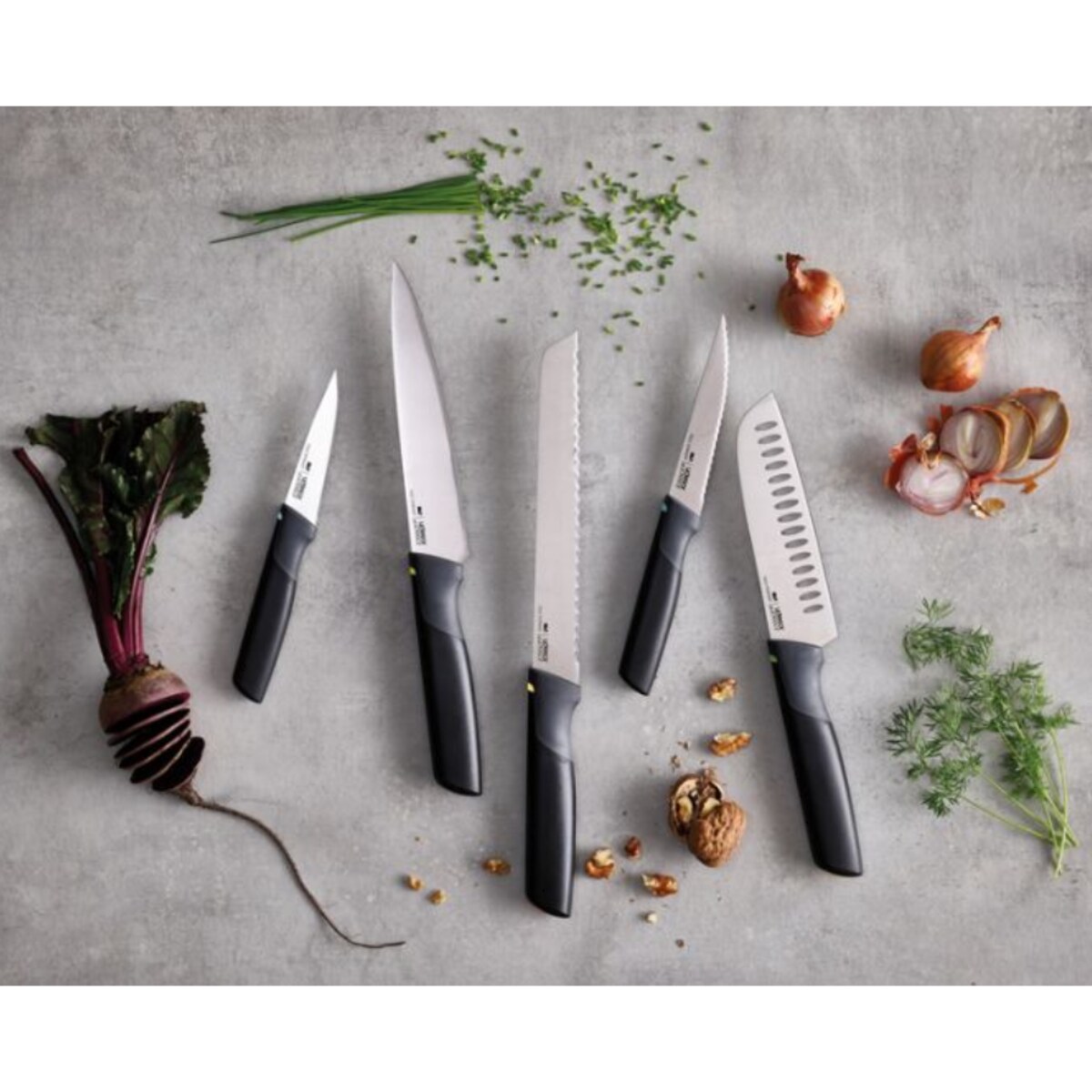 Zestaw 5 noży kuchennych Duo Joseph Joseph
