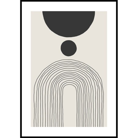 plakat arches and circle no 4 50x70 cm