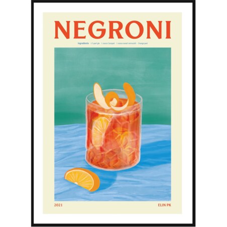 Poster Story, Plakat, Obraz - Negroni, wymiary 70 x 100 cm