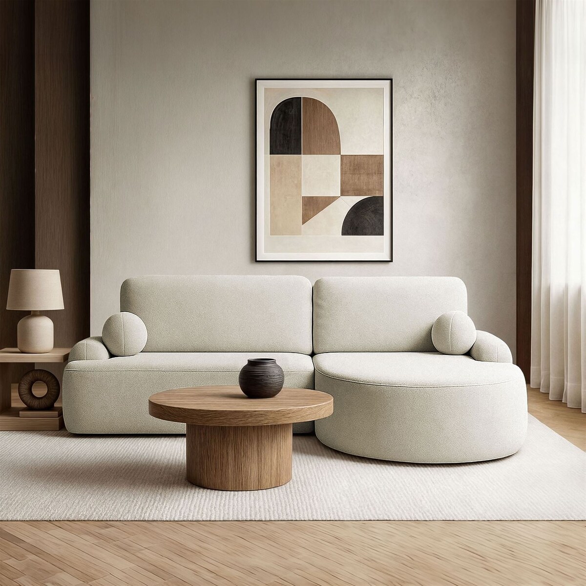 Zaokrąglony narożnik CLEO z funkcją spania, wersja prawa, Quelle 03